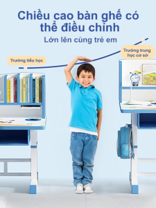 BMZAR bàn học sinh cấp  trẻ em từ 3-16 tuổi đai chống gù lưng chống cận thị điều chỉnh độ cao giảm giá 50%
