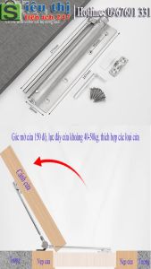 Bản Lề Cửa Tự Đóng Điện Tử Inox An Toàn TI0559 - Thiết Kế Cao Cấp Đa Dụng