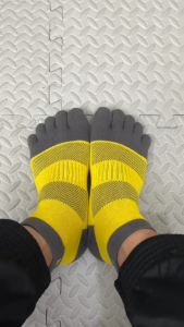 Tất xỏ ngón chạy bộ vớ năm ngón marathon chuyên nghiệp MEIKAN cotton mềm mịn thấm hút thoáng khí