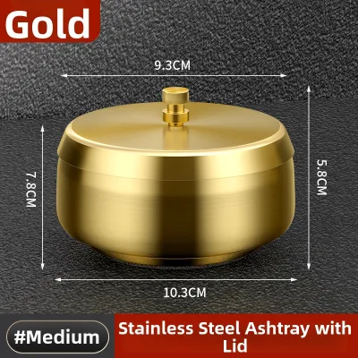 WEIMEIYUAN | Stylish Luxury Anti-Smoke Flying Covered Ashtray Large