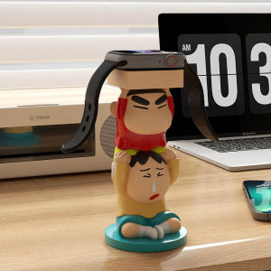 Creative Crayon Shinchan Smart Watch Charging Stand Base Display for Apple iWatch S9 Digital Accessories Phone Holder