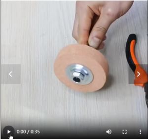 70mm Grinding Stone Polishing Wheel Electric Drill Spin Grinding Pad for Metal Alloy Grinder Polishing & Grinding