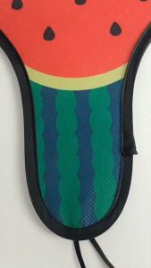 พัดสปริง พัดพับได้ ลายแตงโม น่ารักสีสันสดใส