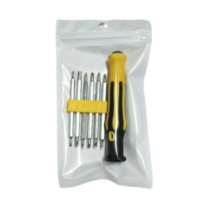 12 In 1 Screwdriver Set Magnetic Bit Cross Flat Shaped Screwdriver Head Multifunctional Precision Handheld Maintenance Tool Home