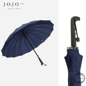 JOJOS L. PD Inch Automatic Double Umbrella Windproof Straight Handle Duckbill 16 Ribs Large Size Creative Home Living Umbrella