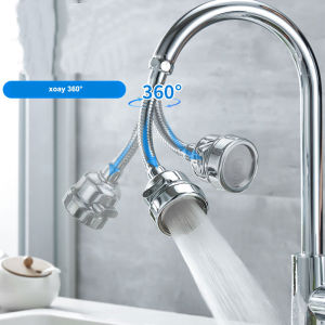 Đầu Nối Vòi Nước Tăng Áp Điều Chỉnh 2 Chế Độ Nước Chảy Xoay