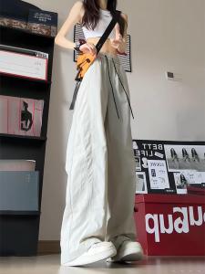 Quần Thể Thao Ice Silk Ống Đứng Mỏng Thoáng Khí Ngoài Trời Mùa Hè Quần Áo Làm Việc Quần Thể Thao Nhanh Khô Quần Áo Làm Việc