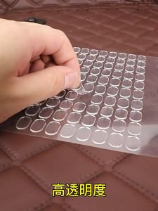 500Pcs Double Sided Tapes Self-adhesive Dots Stickers No Trace Glue Tape Doll Foot Fixed Sticker Clear Waterproof Tapes for DIY Craft