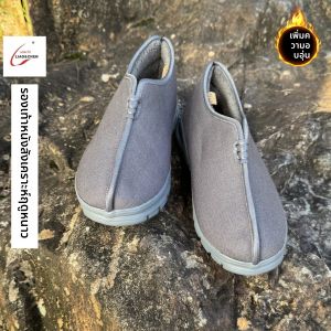 รองเท้าสงฆ์ผ้าขนแกะหนา รองเท้าผ้าใบลำลอง ฤดูหนาว น้ำหนักเบา กันลื่น ทนทานต่อความหนาว รองเท้าสำหรับพระภิกษุและสามเณร รองเท้าสำหรับผู้ชาย