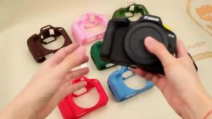 New R100 Silicone Armor Skin Case Camera Bag Body Protector Cover for Canon EOS R100 Mirrorless Cameras Only