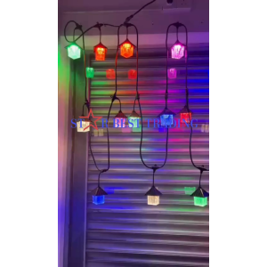 Outdoor LED String Lights Waterproof IP67 Fairy Outdoor Light Lampu Raya Patio Lights UK Plug E27 Garden Decor Lamp Bulb