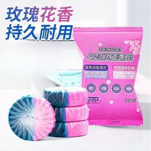 Toilet Tablet For Deep Clean Fragrant Eliminates Stains/Odors No Residue Longlasting Tablet Pembersih Tandas Wangi Harum Tahan Lama Antibacterial