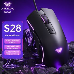AULA | Ergonomic Silent Gaming Office Mouse Wired