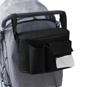 Stroller Organizer Bags Mummy Large Capacity Travel Hanging Bag Bottle Holder Pram Diaper Bags Baby Stroller Accessories