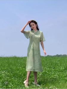 Desain Retro Kota Shanghai & Cheongsam Panjang Musim Panas