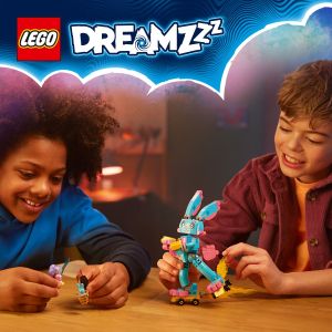 LEGO DREAMZzz 71453 Izzie and Bunchu the Bunny Building Toy Set (259 Pieces) Mainan Balok (7 Tahun+)