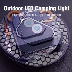 Outdoor LED Camping Light high brightness large area lighting Waterproof 15W/30W/40W/60W LED camping lamp high capacity battery
