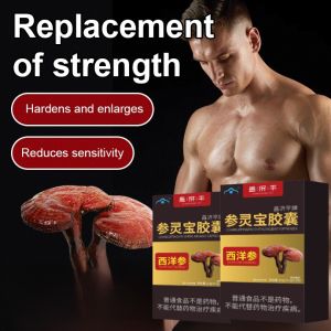 Pure Ginseng Root Supplement 6 Year Old Korean Panax Ginseng Capsules Natural Adaptogen For Stress Relief Mental Clarity Daily Vitality