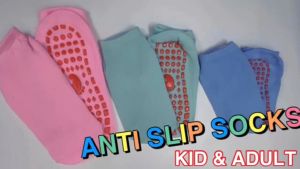 Kids Adult Toddler Anti Slip Grip Sock Grippy Socks Yoga Pilates Non Slip Women Men Ankle Baby Children Gym Indoor Sport