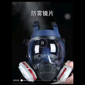 Masker Gas Respirator Full Face Mask Safety Semprotan Cat Debu Perusahan Industrial Use 6002CN 6800