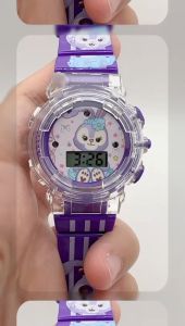 (K54) Jam Tangan Disney Muzik Lampu / Stellar Lou Cartoon Light Music Kids Watch