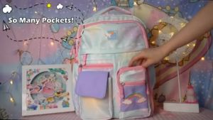 16 INCHES Kids School Backpack Student Bag