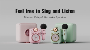 Divoom Fairy 2 Speaker with Microphone Pink