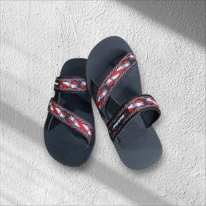 sandal has madura model slempang "BLACKSTEEL" pria dewasa premium