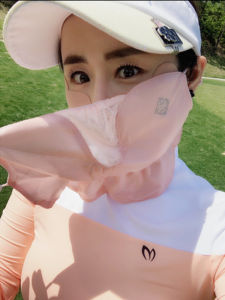 Sunscreen UV Protection Ice Silk Golf Face Mask