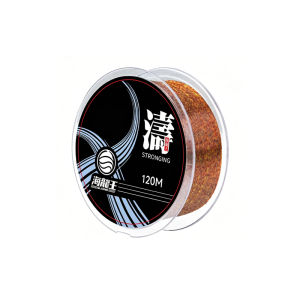 LOONG BRAID Fluorocarbon Coated Invisible Spotted Fishing Line 120M Wear Resistant Bionic Speckle Monofilament Line Nylon Line