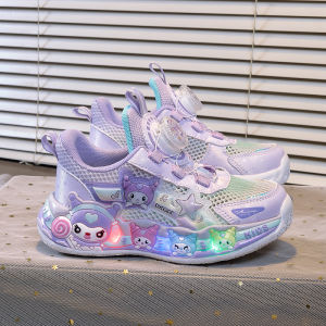 KUOBURENSHENG | Non-slip Waterproof Glowing Childrens Running Shoes