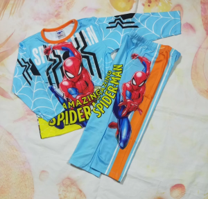 Đồ bộ tay dài bé trai hình siêu nhân từ 8-40kg - Thun cotton - Form to - Oa Shop Hi