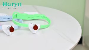 Horyn Dental LED Headlight 15000-40000Lux Adjustable Surgical Lamp with Blue Light Filter Comfortable Headband for Dentist
