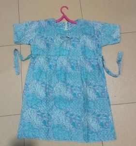 dress batik anak usia 1 sampai 10 tahun motif Sekar jagad