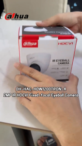 Dahua 2/5MP HD Full-Color Eyeball CCTV Camera Indoor Wired With Audio Night Vision Analog Alarm Camera