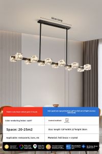PARSA | Luxury Modern Minimalist Chandelier Copper Crystal Light