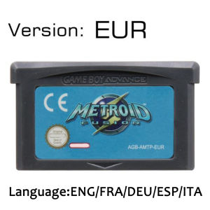 Bandai | Metroid Series GBA Game 32-bit Video Game Cartridge Console Card Fusion Zero Mission for GBA NDS USA EUR Version