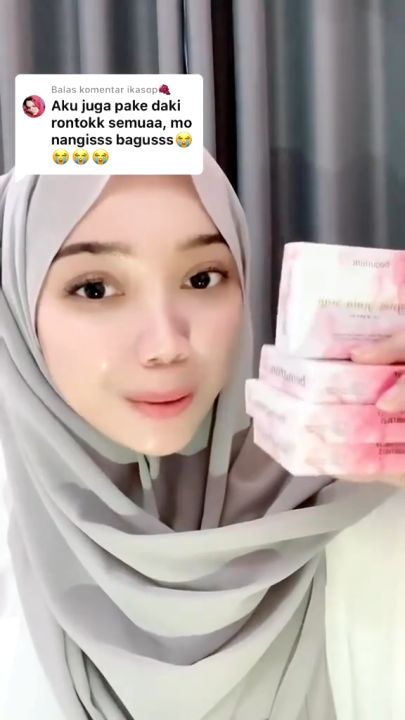 SABUN BEAUTHINC CRYSTAL GLUTA SOAP / SABUN PEMUTIH BADAN DAN WAJAH SABUN NIACINAMIDE DNA SALMON Crytal Gluta Soap beauthinc new crystal gluta soap