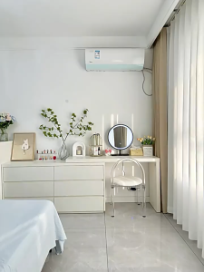 Dressing Table With Drawers Vanity Table With DrawersSpace-Saving Storage with Extendable Vanity TableMeja Solek Makeup Table Storage Drawer Cabinet梳妆台带斗柜