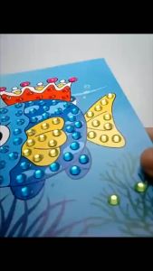 Sticker aesthetic | DIY | Diamond painting | DIY Painting Menempel Mutiara Art Mainan Edukasi Anak | 205-Diamond Sticker