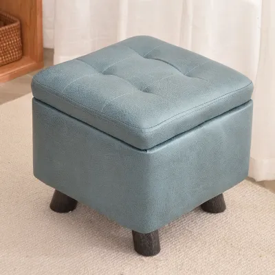 ZHENTAIYUAN | Storage Living Room Wooden Bench Stool