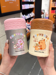 ขวดอบอุ่นแบบมีก้นกว้างความจุขนาดใหญ่สำหรับผู้หญิง ข้าวต้มน้ำซุปเห็ดเงินพร้อมตะเกียบ ช่องทางการขนส่งที่อเนกประสงค์