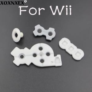1-10sets Soft Silicone Conductive Rubber Button Pads Set Replacement Part Contact Pads for Wii Remote Controller