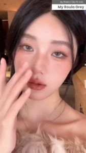 OLALILA SOFTLENS ROULA GREY 15MM BIG LENS BY PINKIN