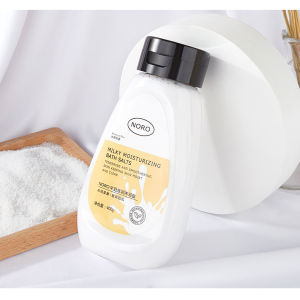 Whitening Body Wash Milk Bath Salt Body Scrub Exfoliating Body Wash Exfoliating and Anti-Itch Sea Salt For men and women 400g Moisturizing and nourishing Cleanse the whole body Skin Rejuvenation