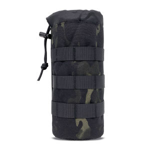 Portable Outdoor Hanging Water Bottle Bag Tactical Waist Bag Protection for Fitness Running Traveling Oxford Cloth Material