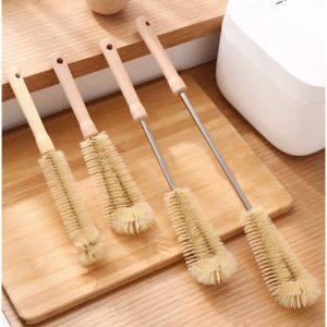 YUNAFIN Decontamination Multi-function Wooden Handle Bottle Brush: Your Ultimate Kitchen Cleaning Tool