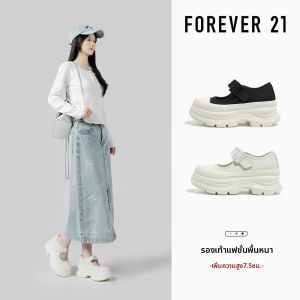 Forever 21 | Giày Vải Đế Dày Tăng Chiều Cao