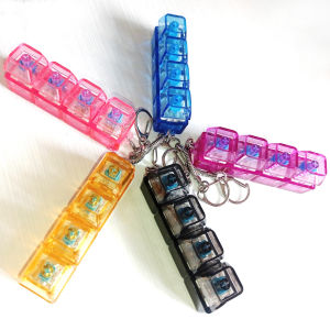 คีย์บอร์ดของเล่นพวงกุญแจ DIY ปุ่ม Keycap Fidget พวงกุญแจ Decompression ของเล่น Mechanical Key ของเล่นสําหรับผู้ใหญ่บรรเทา Pass Time