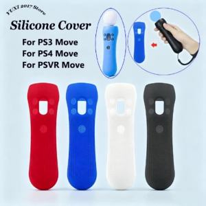 Multi Color Anti-Slip Silicone Protective Sleeve For PS3/PS4/PSVR Move Skin Motion Controller Cover